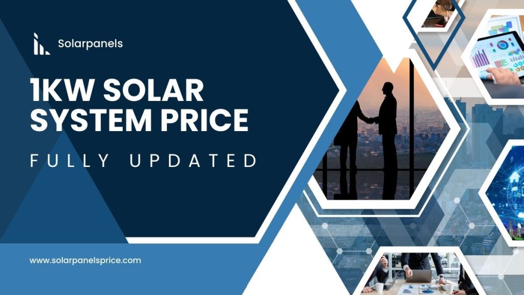 1KW Solar System Price 
